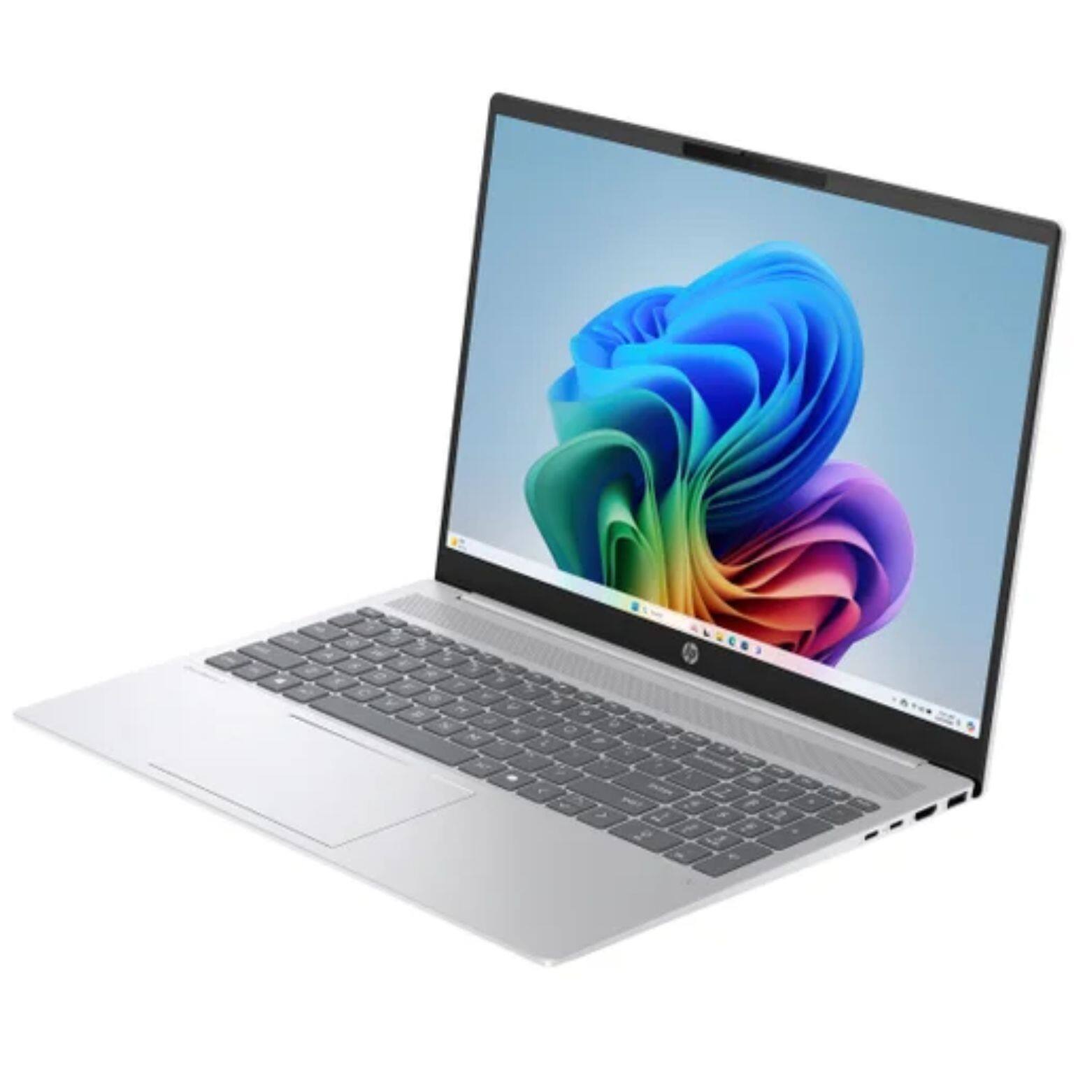 Alt View 2. HP - OmniBook 5 AI Copilot+ 16" 2K Touch AMD Ryzen AI 7 350 2.0 GHz up to 5.0 GHz 32GB RAM 1TB SSD Windows 11 Home - Silver.