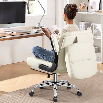 KERDOM Ergonomic Home Office Chair with Flip Backrest, Thick KERDOM Ergonomic Home Office Chair with Flip Backrest, Thick