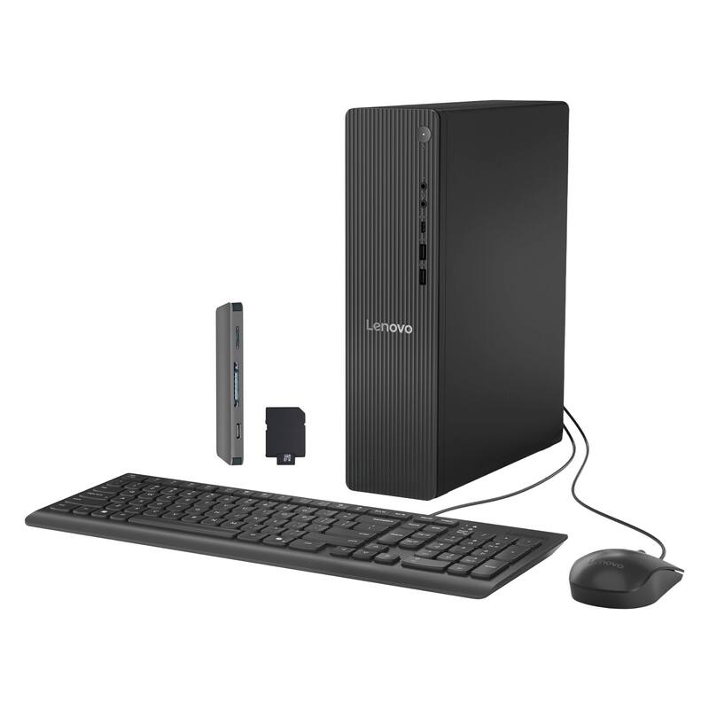 Lenovo - IdeaCentre Tower Desktop,Intel Ultra 7 265,Intel Graphics,32GB RAM,2TB SSD+1TB Docking Set,Win 11 Pro - Luna Grey