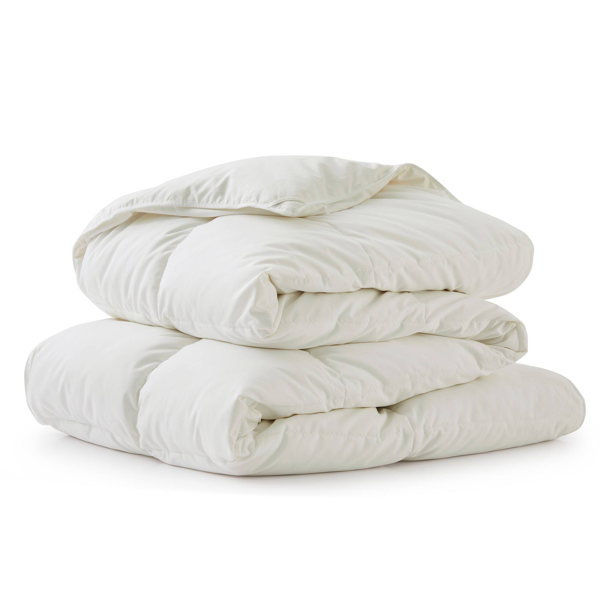 Alt View 3. Peace Nest - Peace Nest White Goose Down Feather Fiber Comforter Duvet Insert, White, Full/Queen - White.