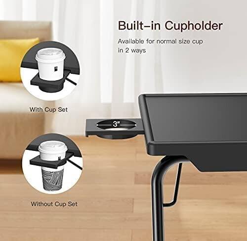 Built-in Cupholder  
Available for normal size cup in 2 ways  
With Cup Set  
Without Cup Set