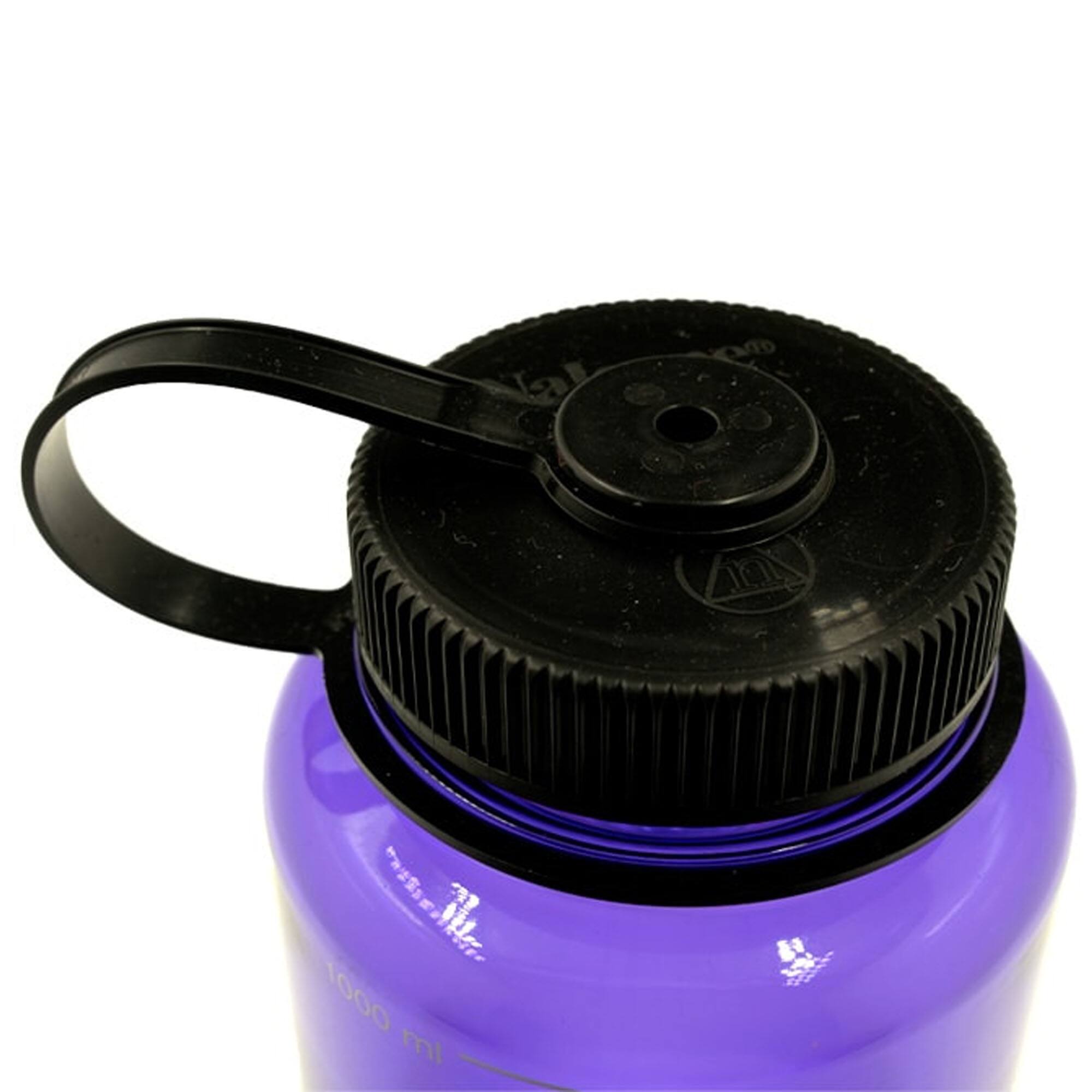 Alt View 2. Nalgene - Nalgene Sustain 32 oz. Wide Mouth Water Bottle - Purple/Black - Purple/Black.