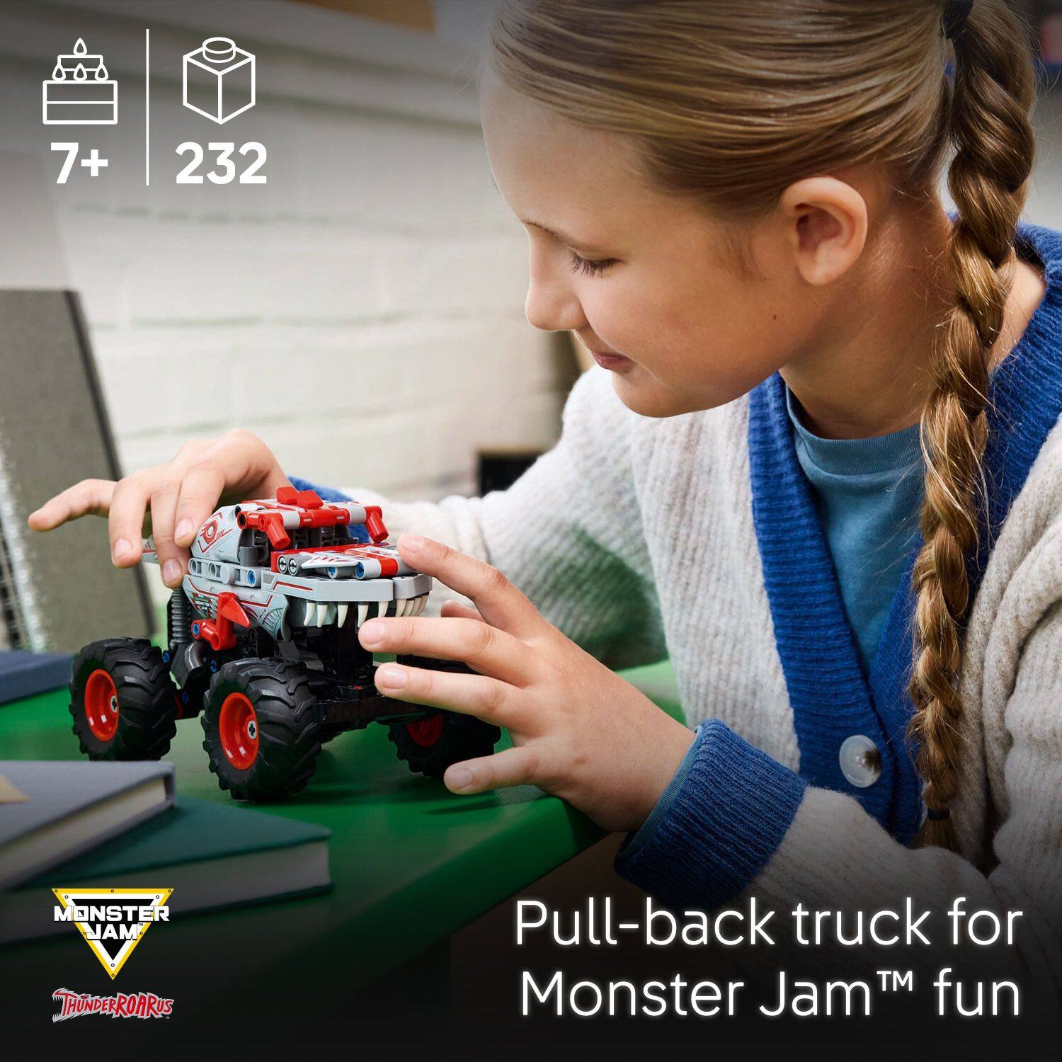 7+ 232 MONSTER JAM Pull-back truck for TM Monster Jam fun