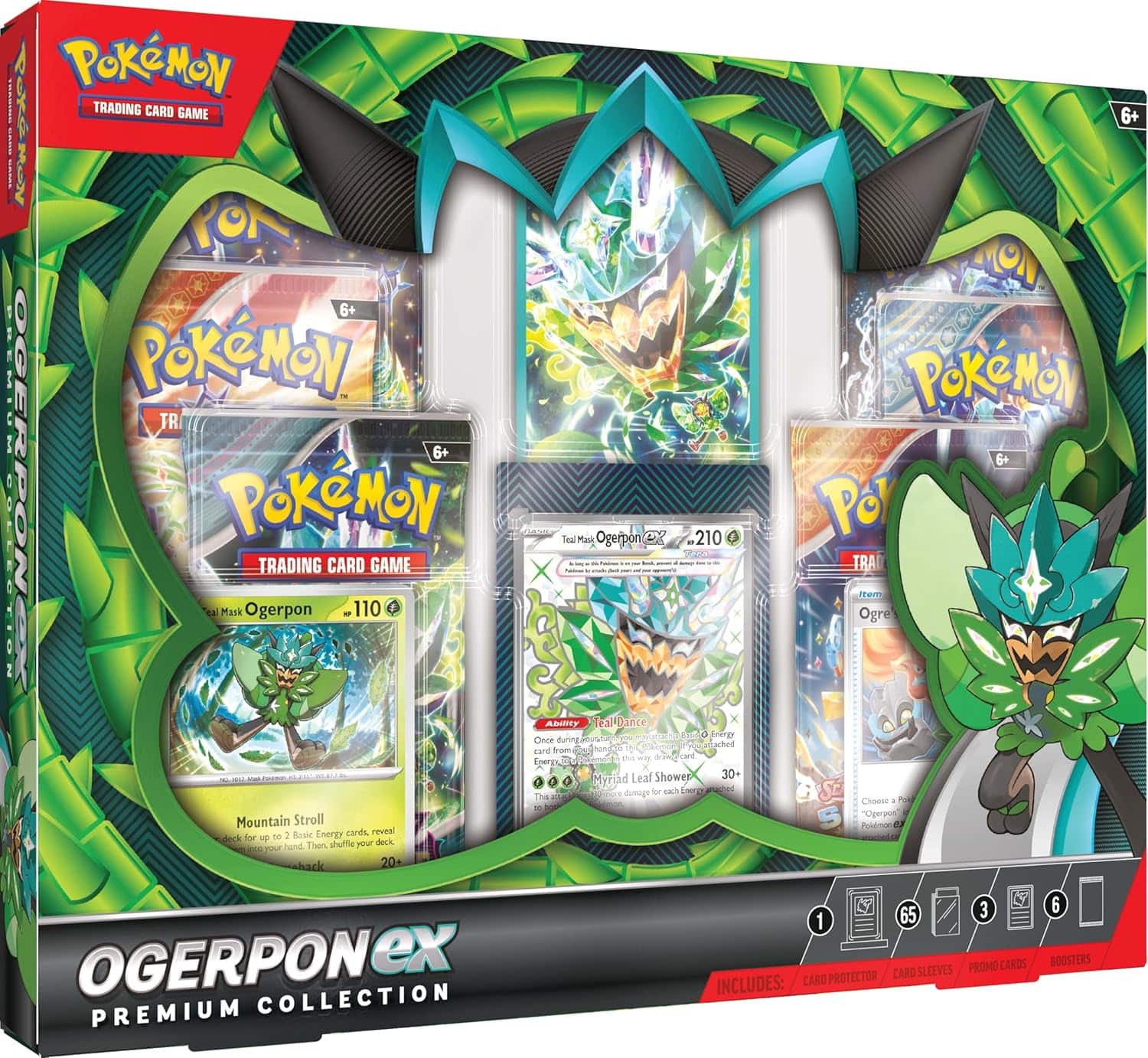 Pokémon - Pokemon TCG: Ogerpon EX Premium Collection Box