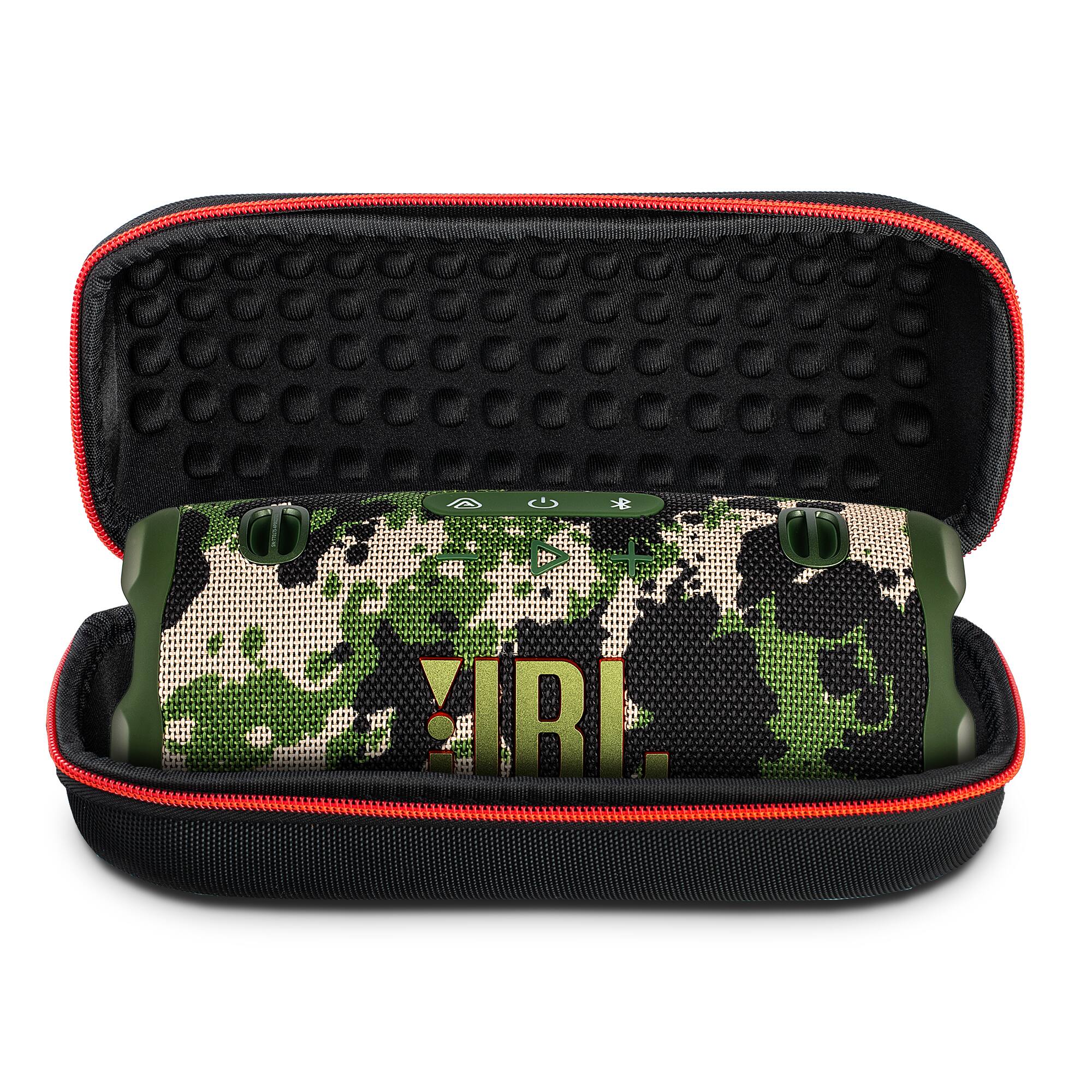 Alt View 2. JBL - JBL Charge 6 Portable Wireless Bluetooth Speaker with IP68 Waterproof (Squad) Case Bundle - Squad.