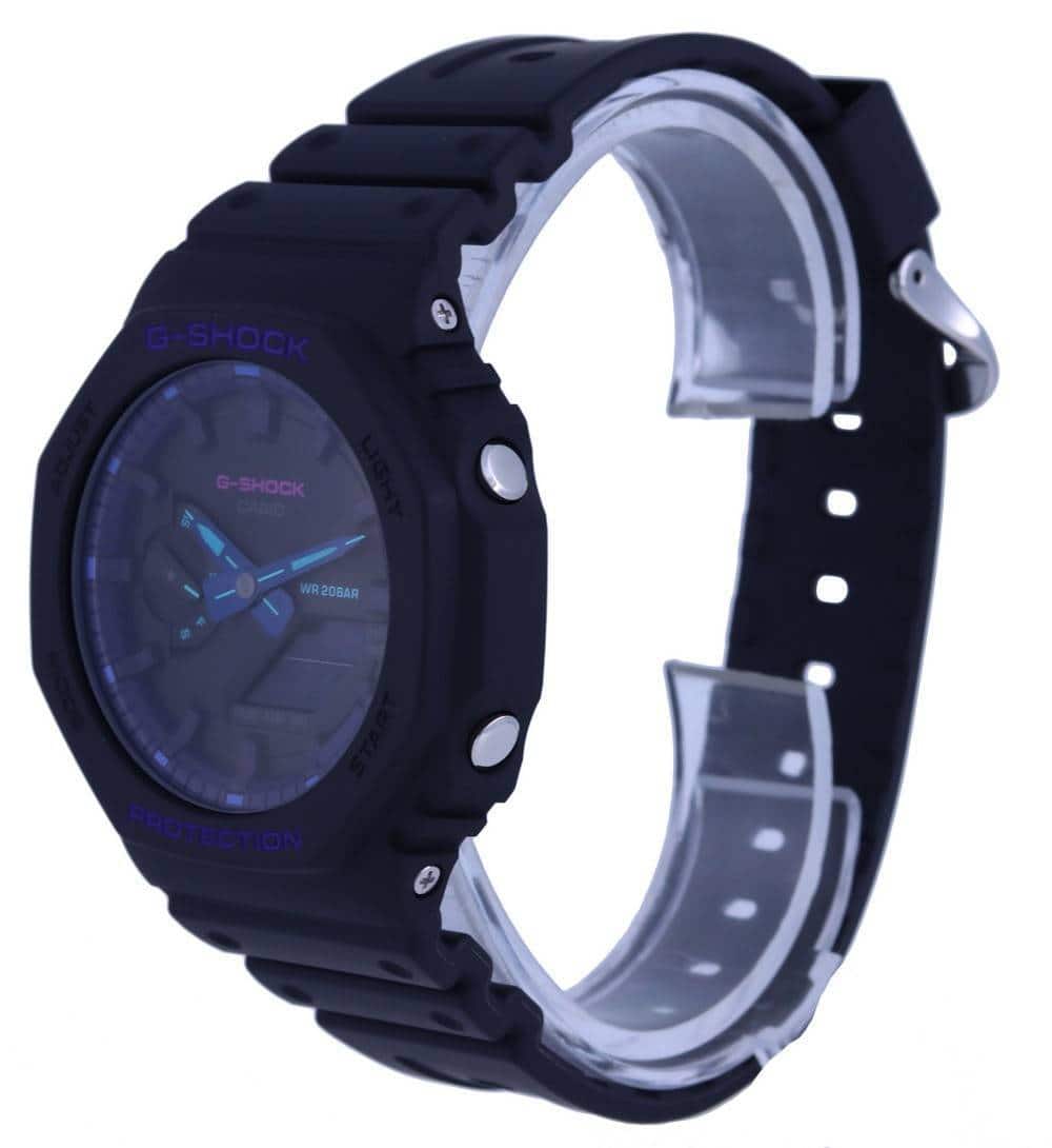Casio G Shock Analog Digital Dial Quartz GA 2100VB 1A GA2100VB 1