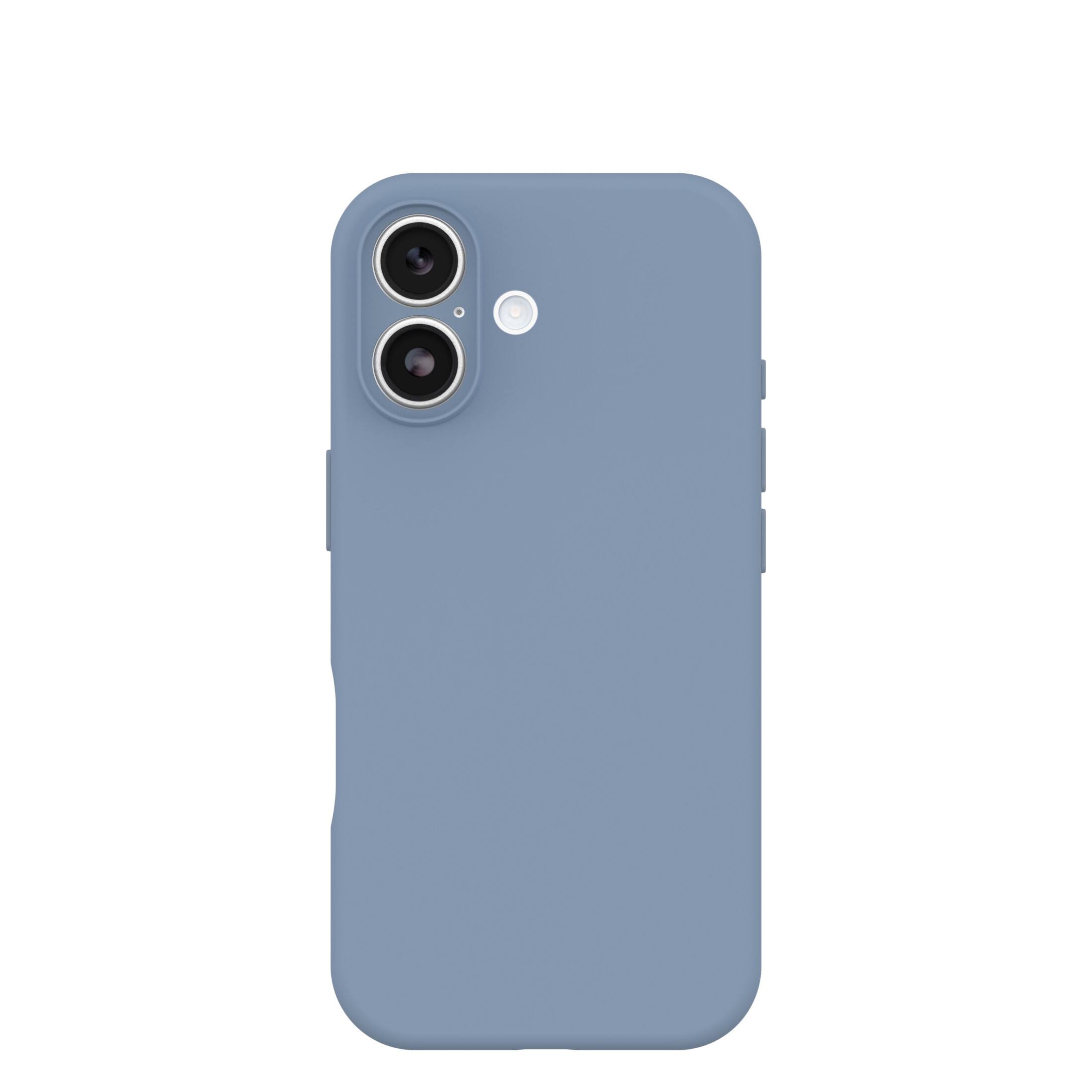 Front. OtterBox - Figura Series Soft Shell for iPhone 17 - Polus Blue.
