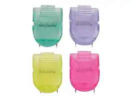 Advantus - Panel Wall Cubicle Clips, 20/Box - Assorted Cool Colors