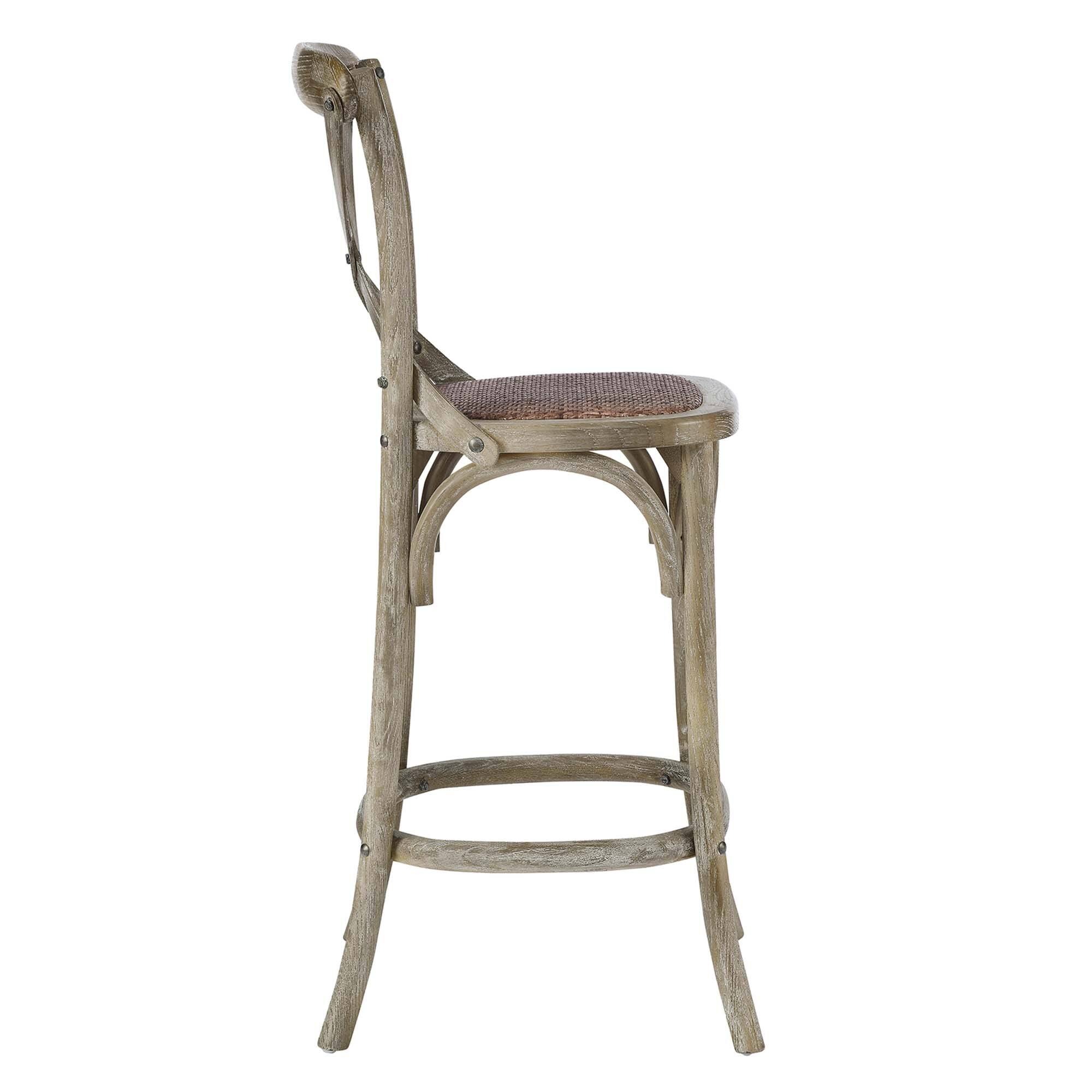 Back. Modway - Gear Counter Stool by Modway - Gray.