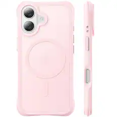 Front. Ornarto - ORNARTO Magnetic for iPhone 17 Case 6.3", Compatible with MagSafe | Slim Translucent Matte Cover-Chalk Pink - Chalk Pink.