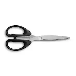 Staples - 8" Pointed Tip Stainless Steel Scissors, Straight Handle, Right & Left Handed (TR55045) - Black