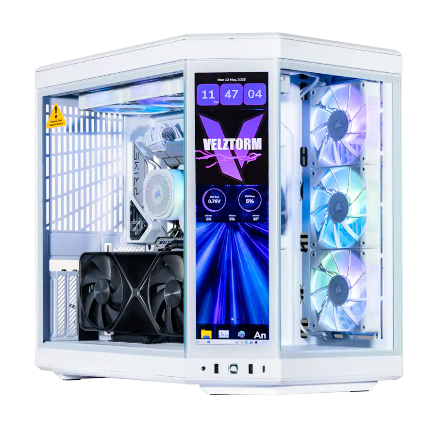 Velztorm LCD Praetix Gaming Desktop (i9 14900K, 64GB, 2TB SSD + Velztorm LCD Praetix Gaming Desktop (i9 14900K, 64GB, 2TB SSD +