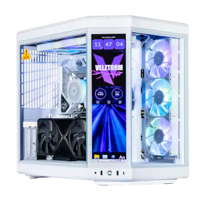 Velztorm LCD Praetix Gaming Desktop (i9 14900K, 64GB, 2TB SSD, RTX Velztorm LCD Praetix Gaming Desktop (i9 14900K, 64GB, 2TB SSD, RTX