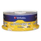 Verbatim
4x DVD+RW SERL
Rewritable
30 Pack
4x DVD