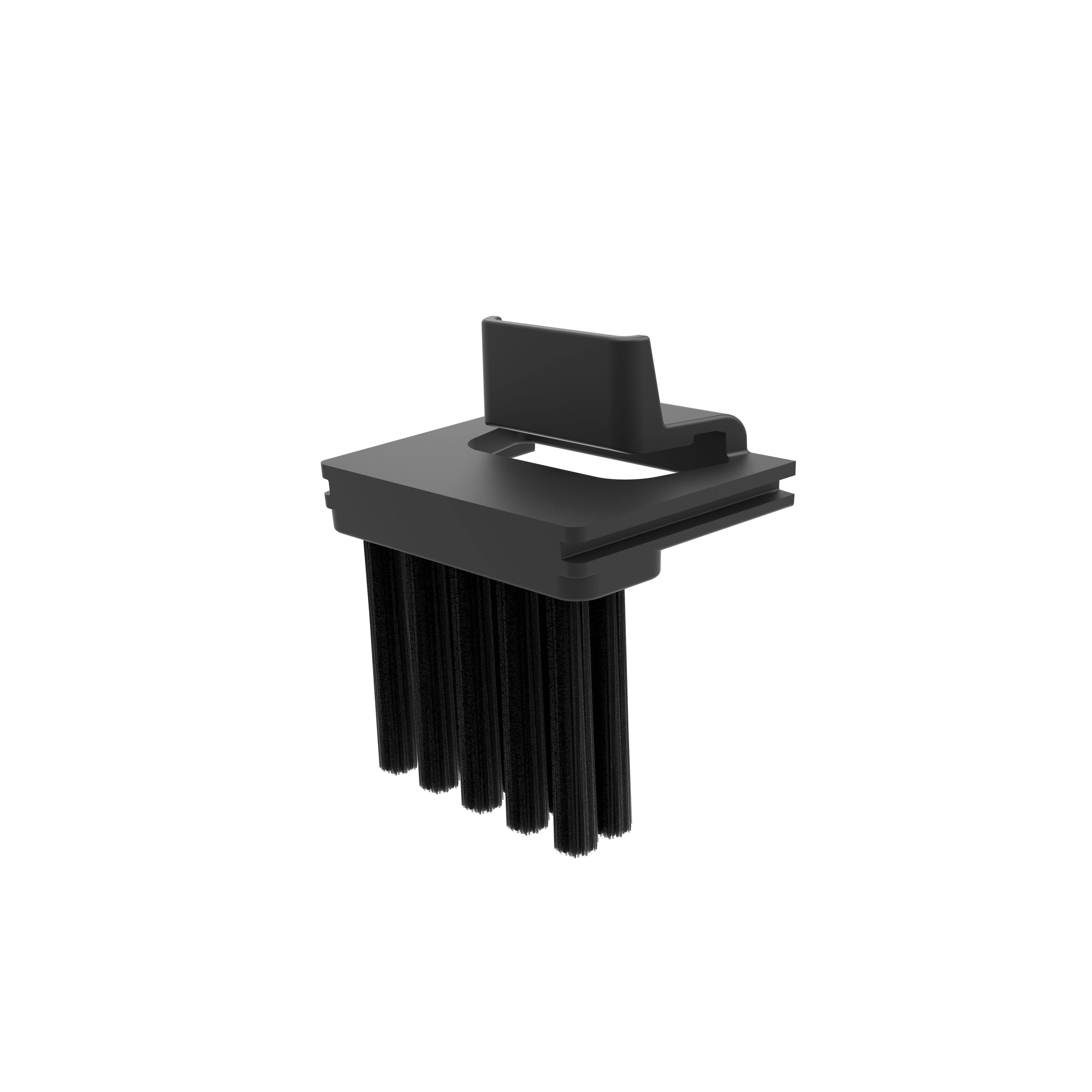 Angle. WORX - Worx WA0940 Wheel Cleaning Brush Attachment for Landroid Vision Cloud 2WD Robotic Lawn Mowers (4 pcs) - Black.