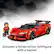 Includes a Ferrari driver minifigure with a helmet