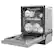 Alt View 5. SPT - 24 in. Front Control Built-In Tall Tub Dishwasher in Stainless Steel with 3rd Rack, 5 Cycles, 54 dBA, and Smart Wash - Stainless Steel.
