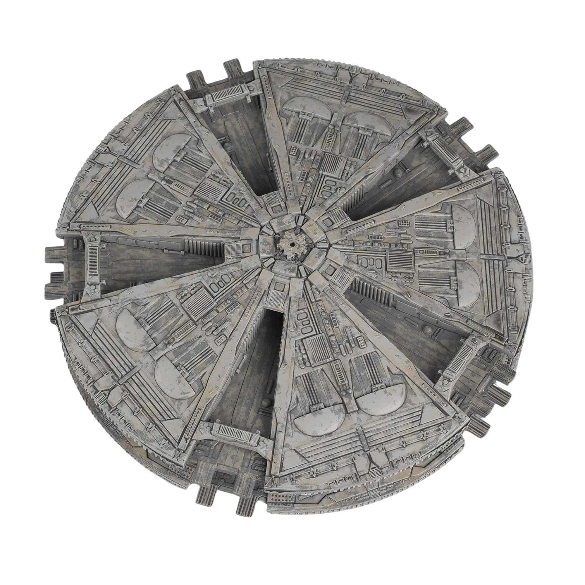 Alt View 4. Eaglemoss - Eaglemoss Battlestar Galactica Ship Replica | Baseship (Classic) - Grey.
