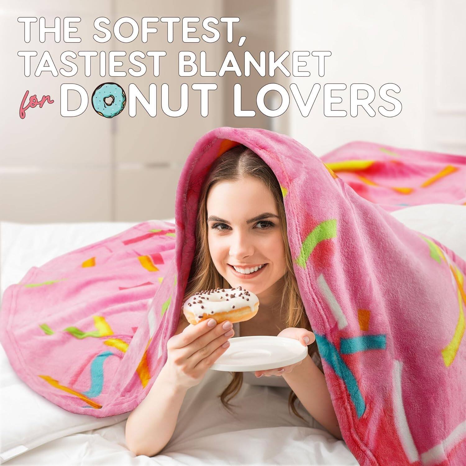 THE SOFTEST, TASTIEST BLANKET for DONUT LOVERS