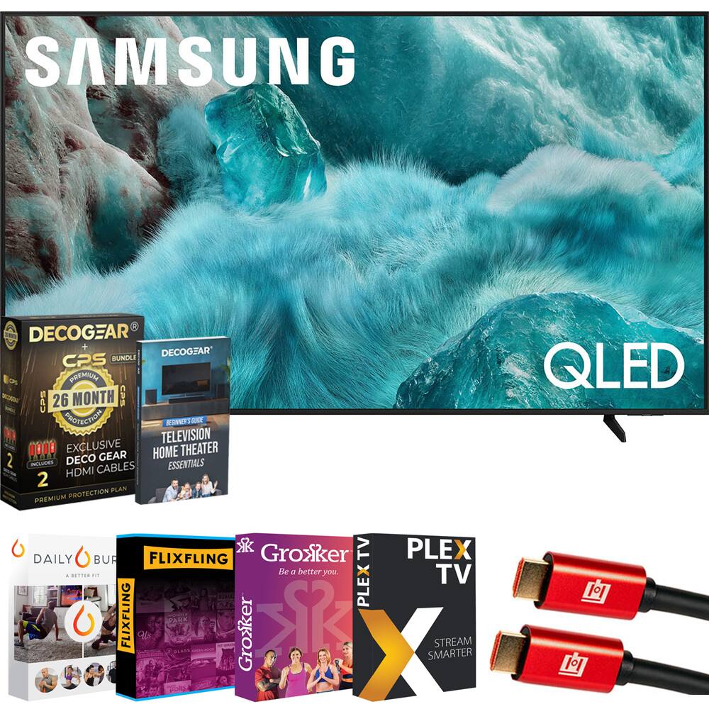 Samsung - 85" QLED Q7F 4K Vision AI Smart TV (2025) + Extended Protection Plan
