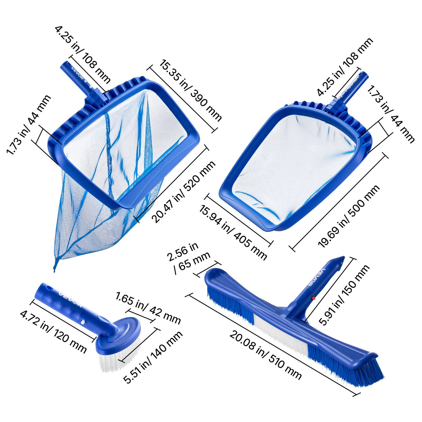 Sure, here is the corrected and grouped text from the image:

- 4.25 in / 108 mm
- 15.35 in / 390 mm
- 1.73 in / 44 mm
- 20.47 in / 520 mm
- 15.94 in / 405 mm
- 2.56 in / 65 mm
- 4.72 in / 120 mm
- 5.51 in / 140 mm
- 5.91 in / 150 mm
- 1.65 in / 42 mm
- 20.08 in / 510 mm
- 19.69 in / 500 mm
- 1.73 in / 44 mm
- 4.25 in / 108 mm