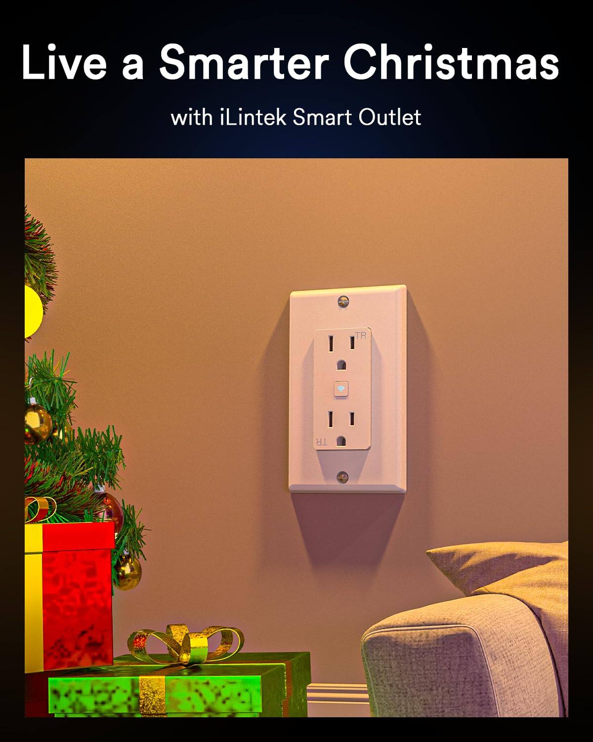 Live a Smarter Christmas with iLintek Smart Outlet