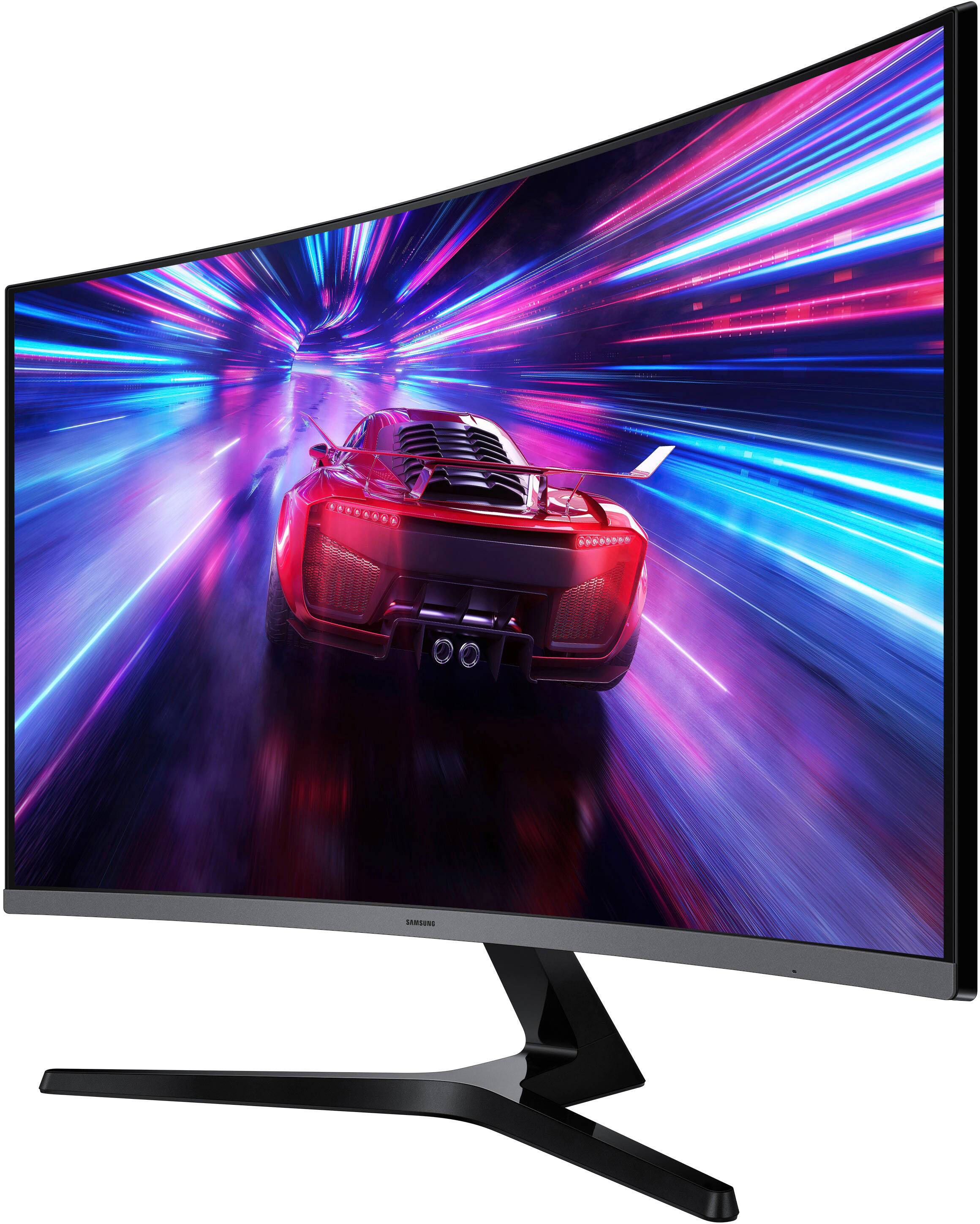 Alt View 18. Samsung - 32" S39GD Series Curved FHD 100Hz Monitor with Built-in Speakers (HDMI, D-Sub) - Black.