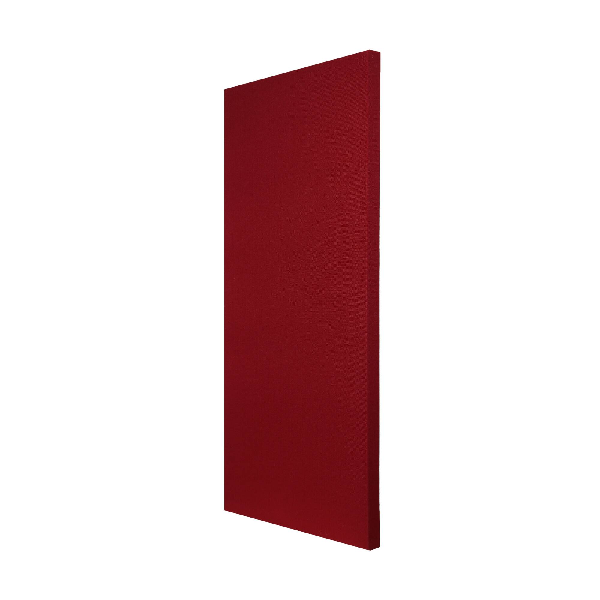 Back. ATS Acoustics - High-Performance Acoustic Panel with Sona Fabric, Fire Rated, 24" x 48" x 2" - Claret.