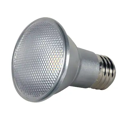 Front. SATCO - Satco PAR20 E26 (Medium) LED Bulb Soft White 50 Watt Equivalence 1 pk.