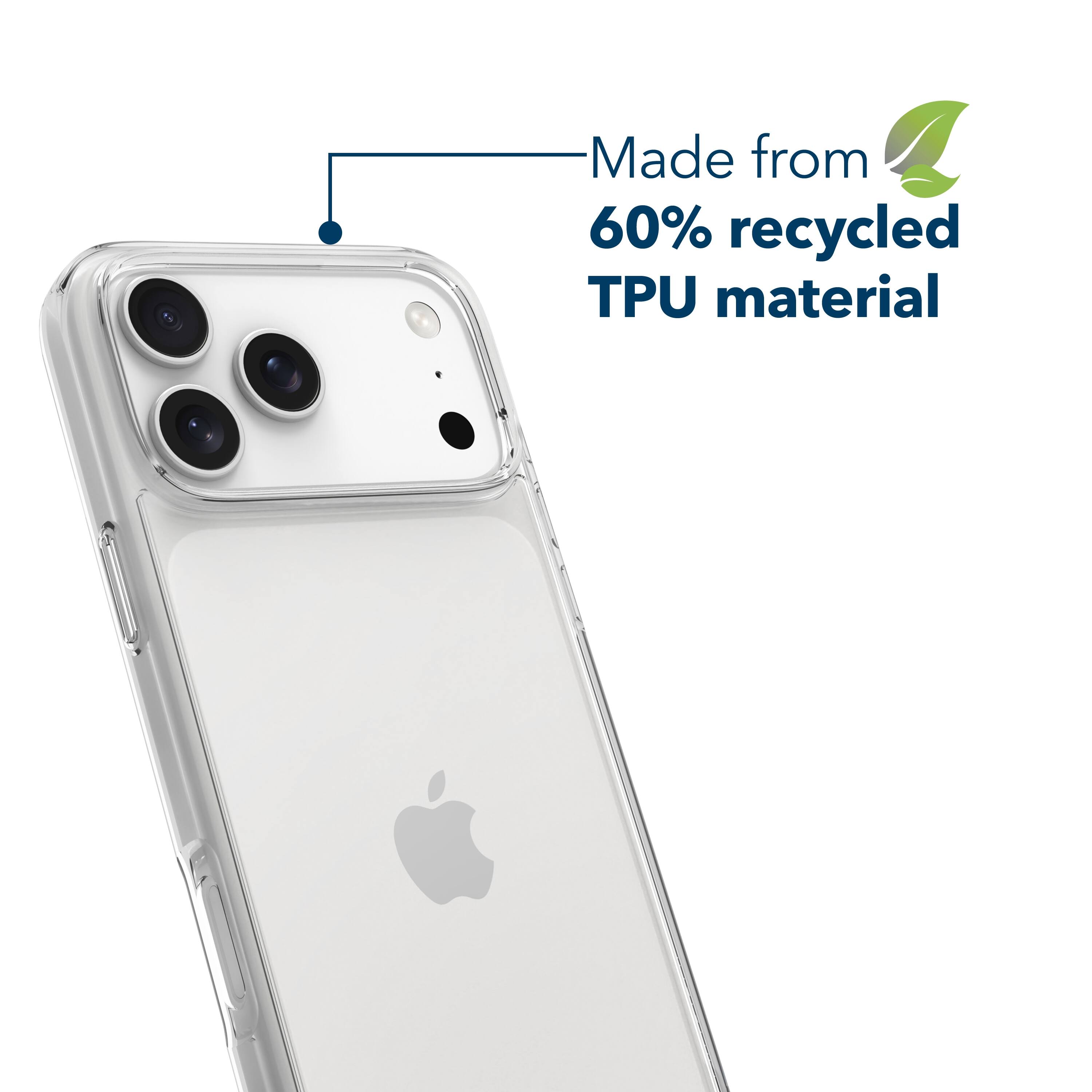 Made from 60% recycled TPU material