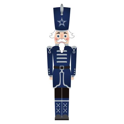 Front. Fan Creations - Dallas Cowboys 46" Nutcracker Leaner - Multicolor.