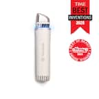 Front. Therabody - Therabody - TheraFace Depuffing Wand - Cold & Heat Facial Treatments - White - White.