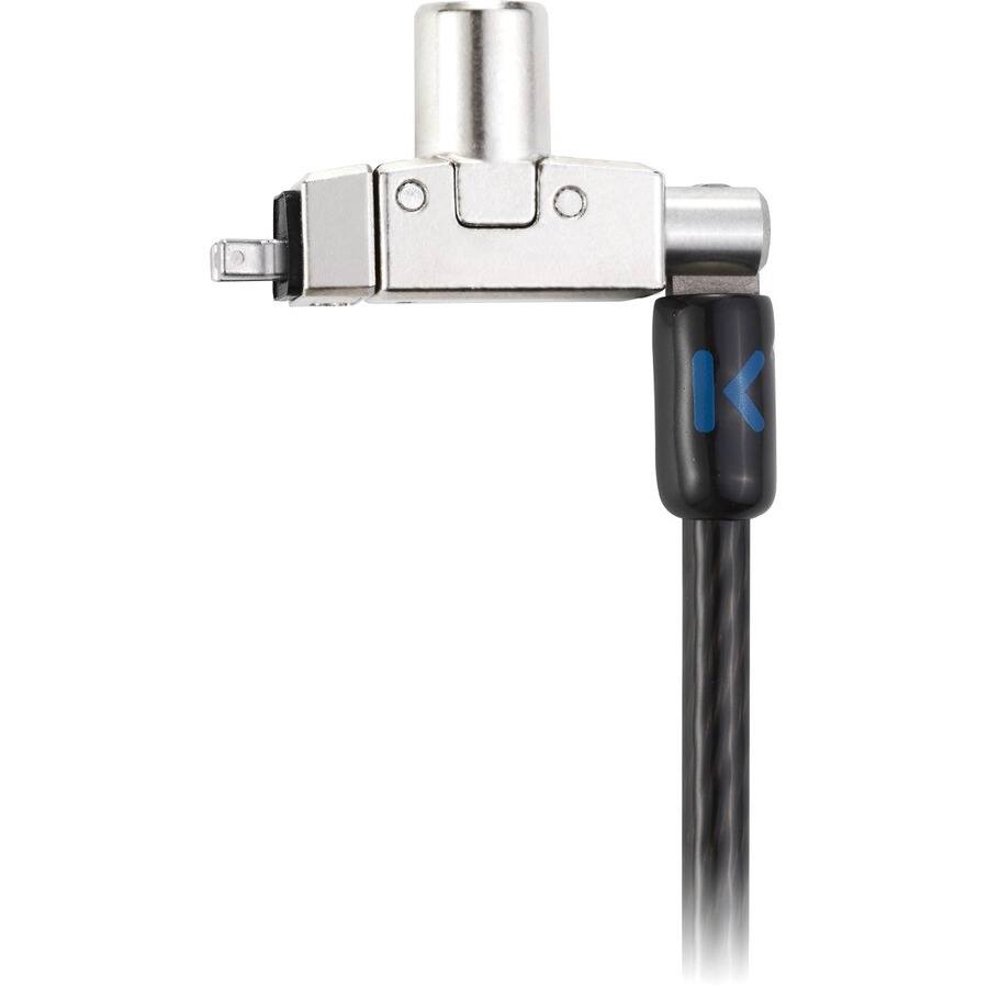 Alt View 2. Kensington - Kensington Slim N17 2.0 Keyed Laptop Lock for Wedge-Shaped Slots - 5.91 ft Cable - Keyed Lock - Carbon Steel - For.
