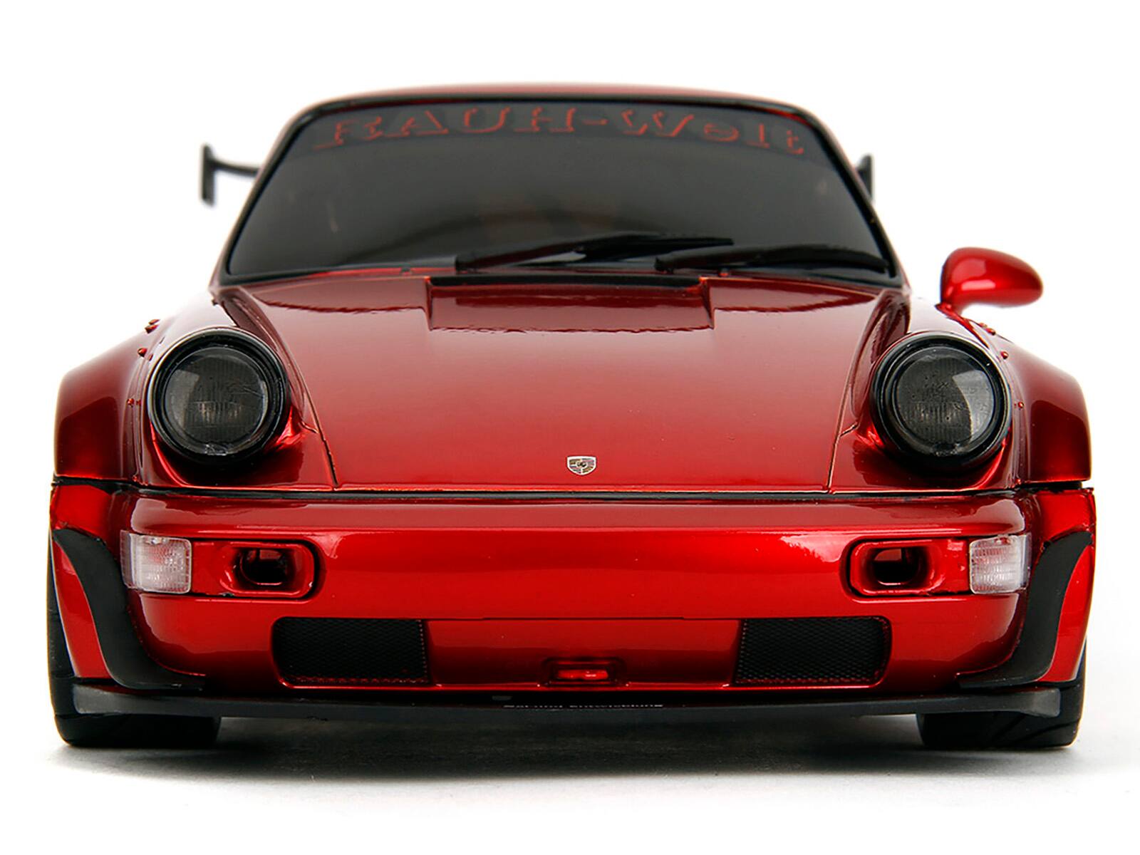 Alt View 7. Jada - RWB Body Kit Red Metallic with Black Stripes "Pink Slips" 1/24 Die Cast Model Car by Jada - Multicolor.
