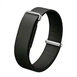 Dteck - Silicone Band for Google Fitbit Air, Adjustable Skin-Friendly Rubber Sport Replacement Wristband - Black