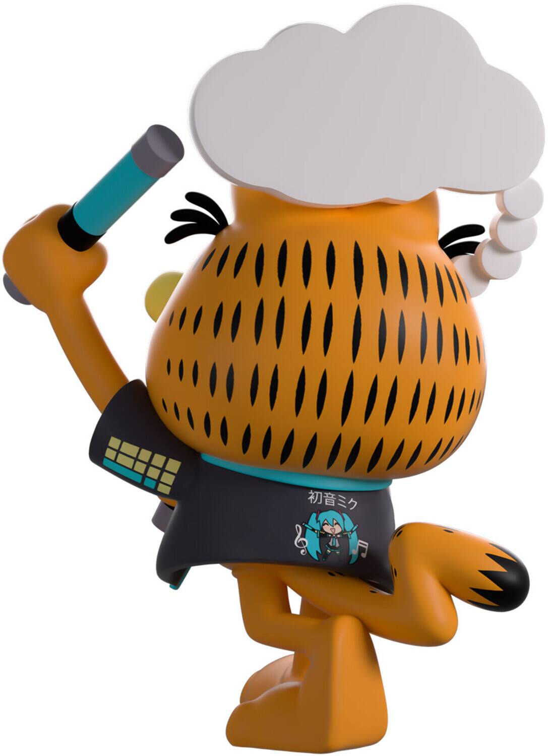 Alt View 4. Youtooz - Youtooz - Garfield - Miku Concert Garfield Vinyl Figure   - COLLECTIBLES - Multicolor.