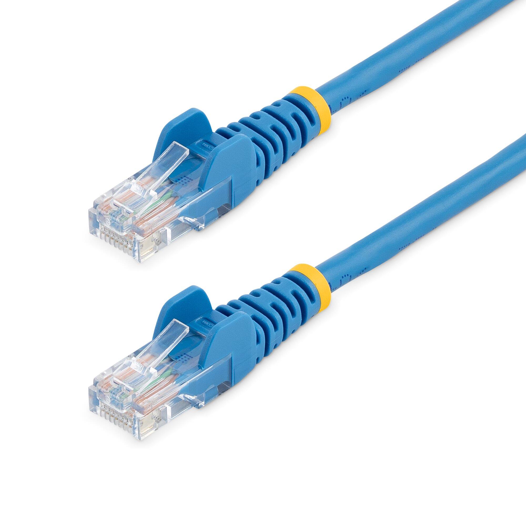 StarTech.com Cat5e Patch Cable with Snagless RJ45 Connectors 10 ft ...