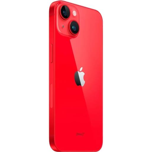 Angle. Apple - iPhone 14 Plus (A2632) 256GB 6.7-inch (2022) Red - Unlocked - Black.