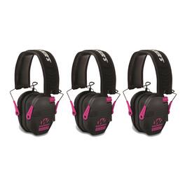Walkers - Walker's Razor Slim Electronic Shooting Muffs 3-Pack, Pink - Not Available