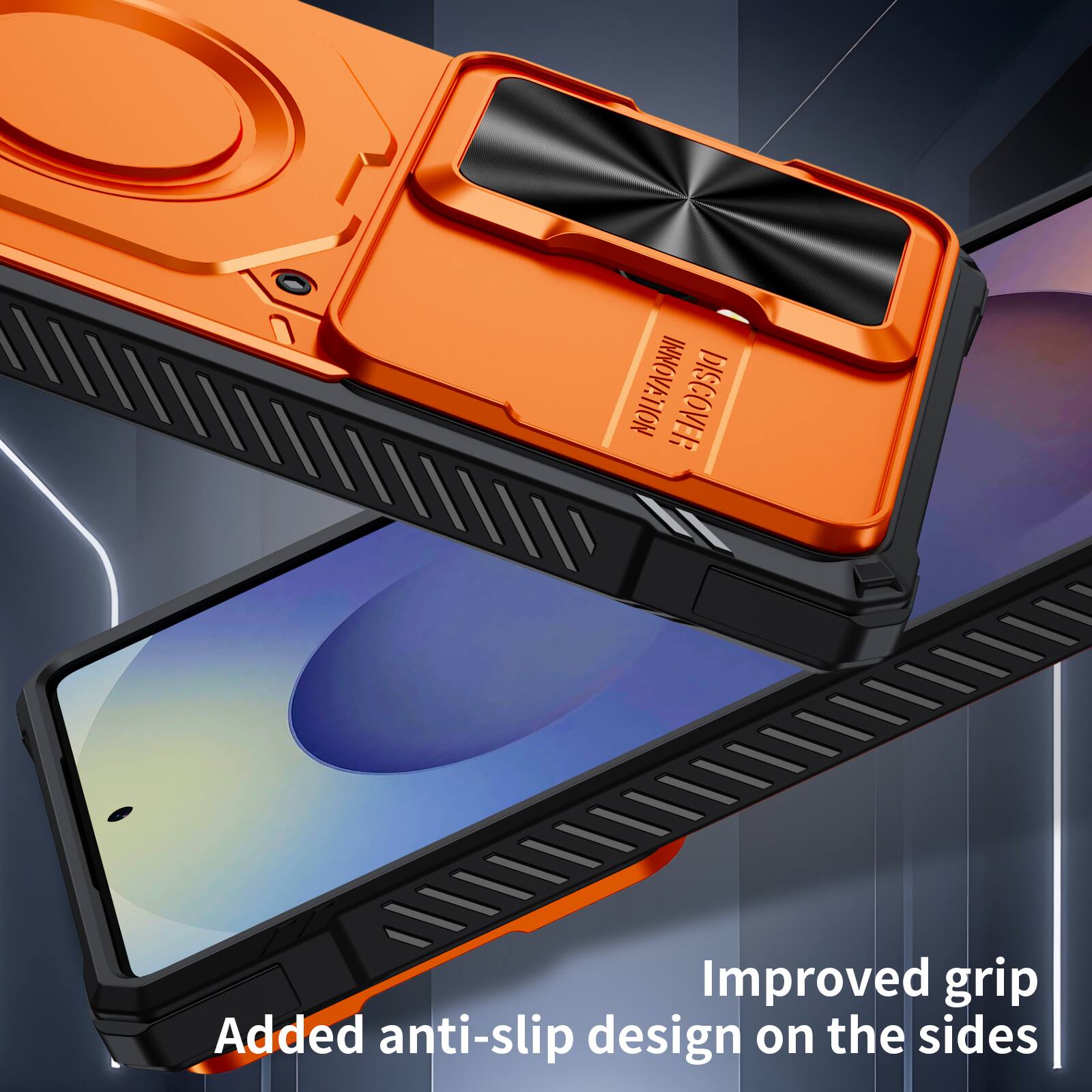 INNOVATION DISCOVER

Improved grip
Added anti-slip design on the sides