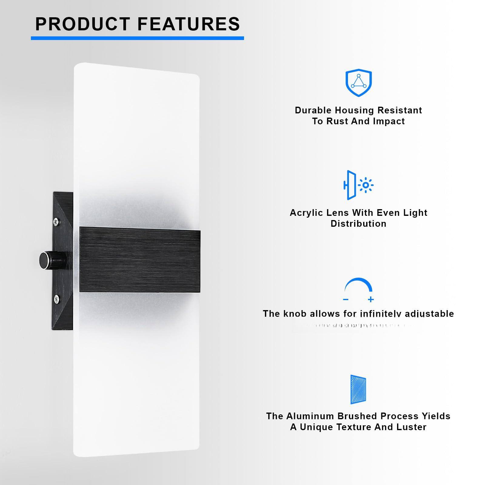 PRODUCT FEATURES

- Durable Housing Resistant To Rust And Impact
- Acrylic Lens With Even Light Distribution
- The knob allows for infinitely adjustable
- The Aluminum Brushed Process Yields A Unique Texture And Luster