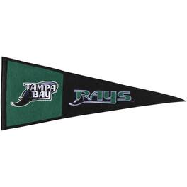 WinCraft - Tampa Bay Rays 13" x 32" Retro Logo Pennant - Multicolor