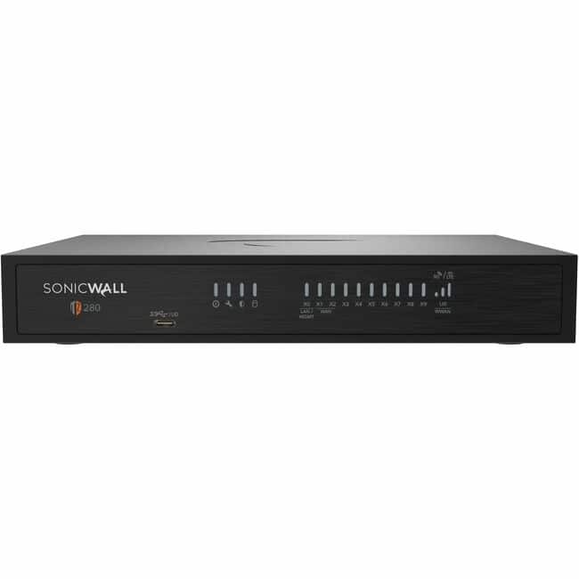 SonicWall TZ280 Network Security/Firewall Appliance Intrusion