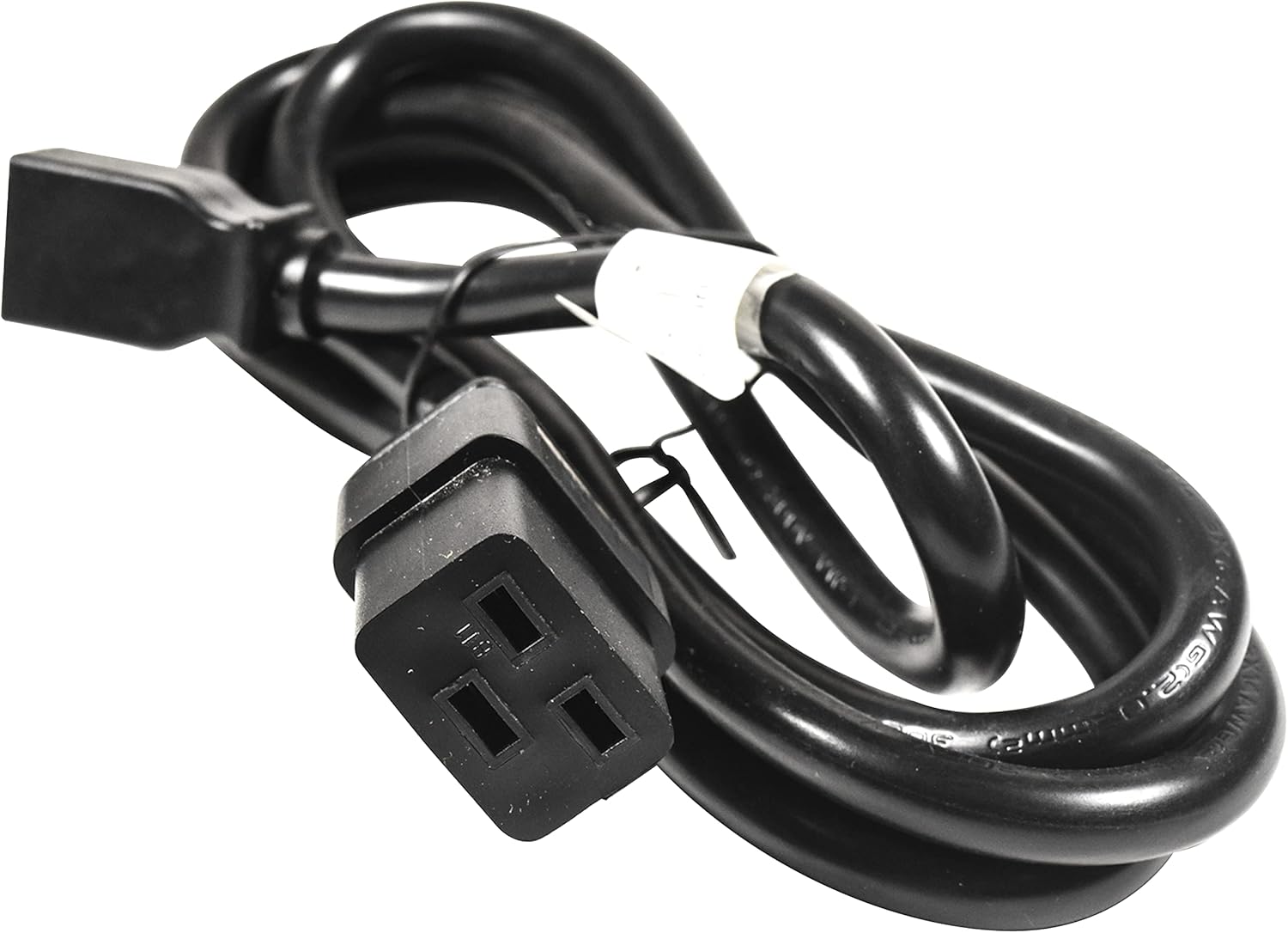 Left. HQRP - HQRP 6ft Rectangle AC Cord for Dell Precision 690 2R328 Tower Heavy Duty, PDUs and Network Equipment, UL Listed - black.