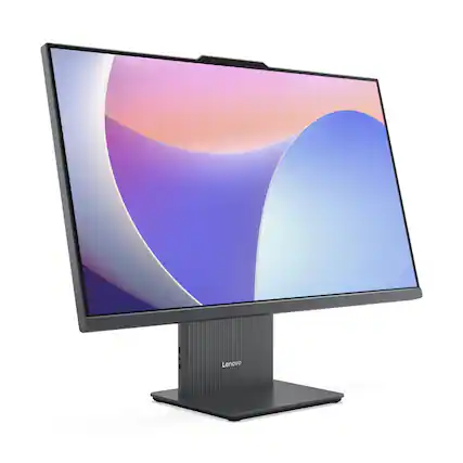 Front. Lenovo - Lenovo IdeaCentre 27" FHD Touchscreen All-in-One Desktop,Intel i7-13620H,32GB DDR5,1TB SSD,win11 Pro,Gray - Gray.