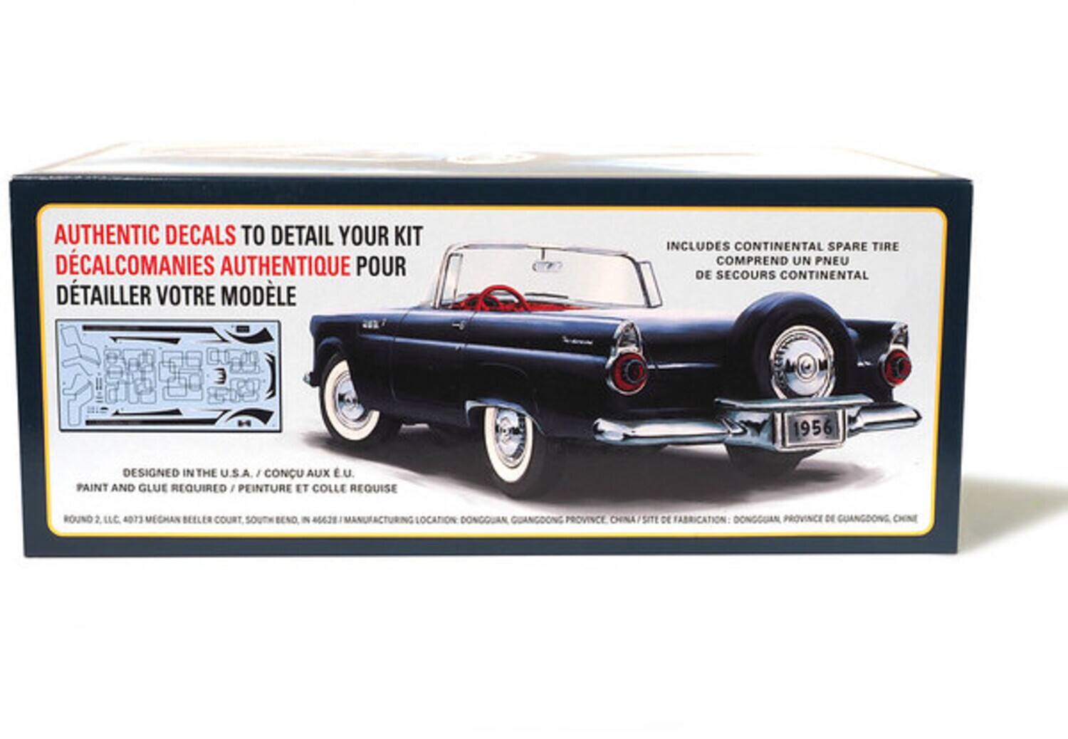 AUTHENTIC DECALS TO DETAIL YOUR KIT  
DÉCALCOMANIES AUTHENTIQUE POUR DÉTAILLER VOTRE MODÈLE  

INCLUDES CONTINENTAL SPARE TIRE  
COMPREND UN PNEU DE SECOURS CONTINENTAL  

DESIGNED IN THE U.S.A. / CONÇU AUX É.U.  
PAINT AND GLUE REQUIRED / PEINTURE ET COLLE REQUISE  

ROUND 2, LLC  
4073 MEGHAN BEELER COURT, SOUTH BEND, IN 46628  

MANUFACTURING LOCATION: DONGGUAN, GUANGDONG PROVINCE, CHINA / SITE DE FABRICATION: DONGGUAN, PROVINCE DE GUANGDONG, CHINE