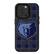 Front. Keyscaper - Memphis Grizzlies Plaid Magnetic Bump iPhone Case - 16 Pro Max - Black.