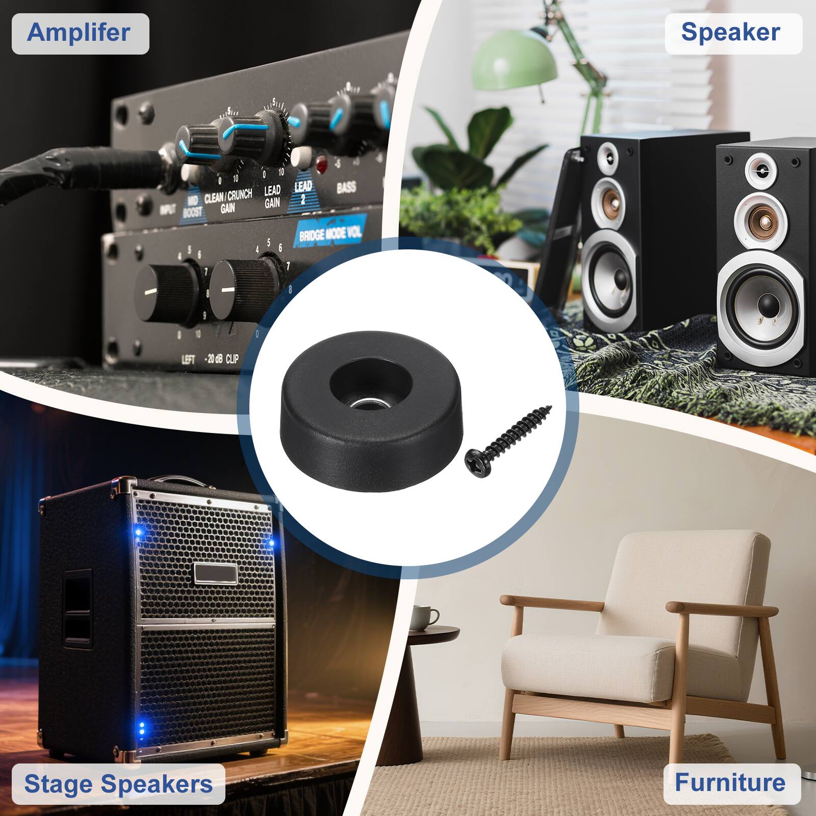 Amplifier  
Speaker  
Stage Speakers  
Furniture