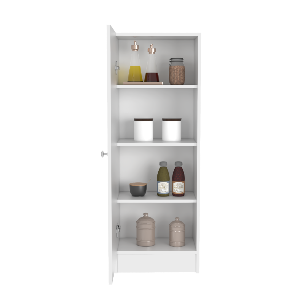 Front. Treevol Furniture - Pantry Miami - White.