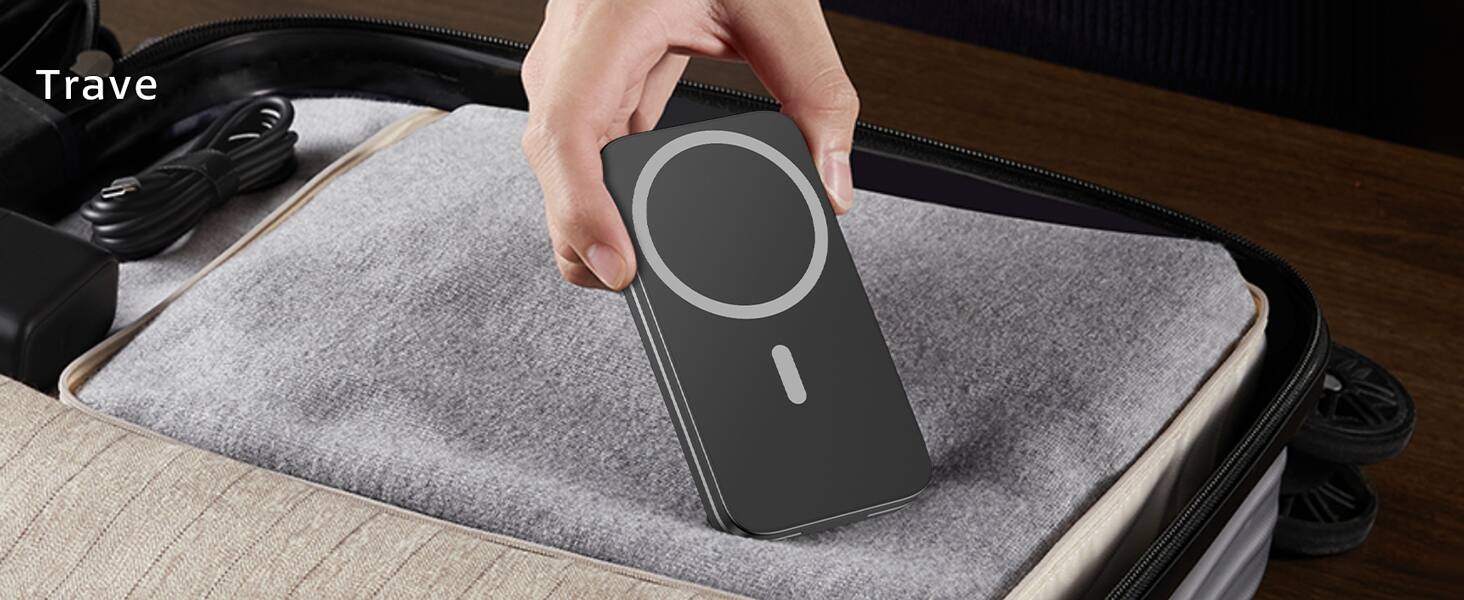 Alt View 9. Core Tech - Foldable 3-in-1 Magnetic Wireless Charging Station for iPhone, Apple Watch and AirPods - Black.
